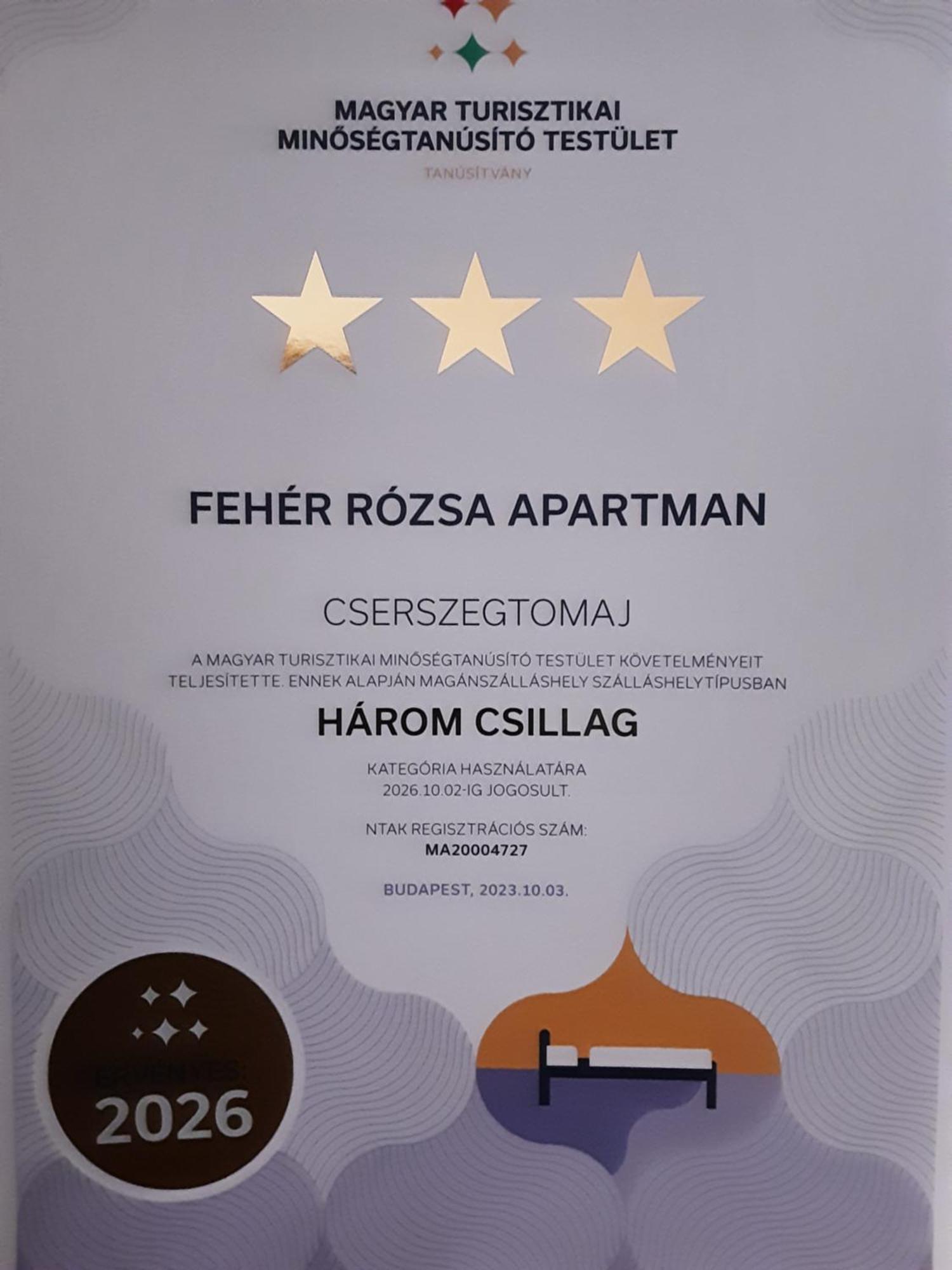 Feher Rozsa Apartman Cserszegtomaj Luaran gambar